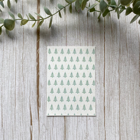 Christmas Tree in Green - Water Soluble Transfer
