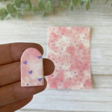 Dreamy Hearts in Fairy Floss Pink - Water Soluble Transfer