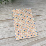 Floral Tile in Peach - Water Soluble Transfer