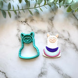 Llama Book Snuggle - Bookmark Cutter Set