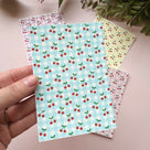Cherry Gingham - Water Soluble Transfer