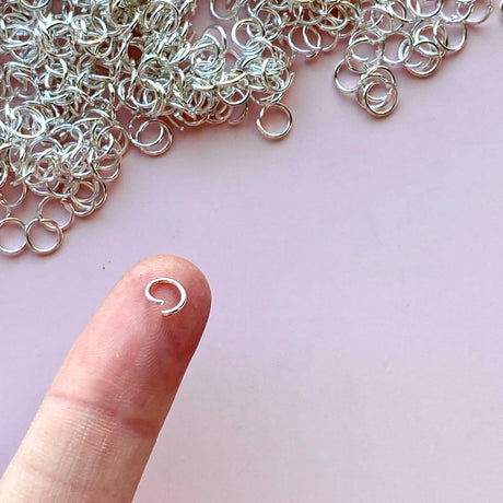 Jump Rings - Bright Silver
