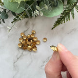 Ornate Bead Cap 11mm - Gold Plated Stainless Steel - 50 pack