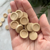 Wooden Bezel Tray - Oak Colour (three sizes)