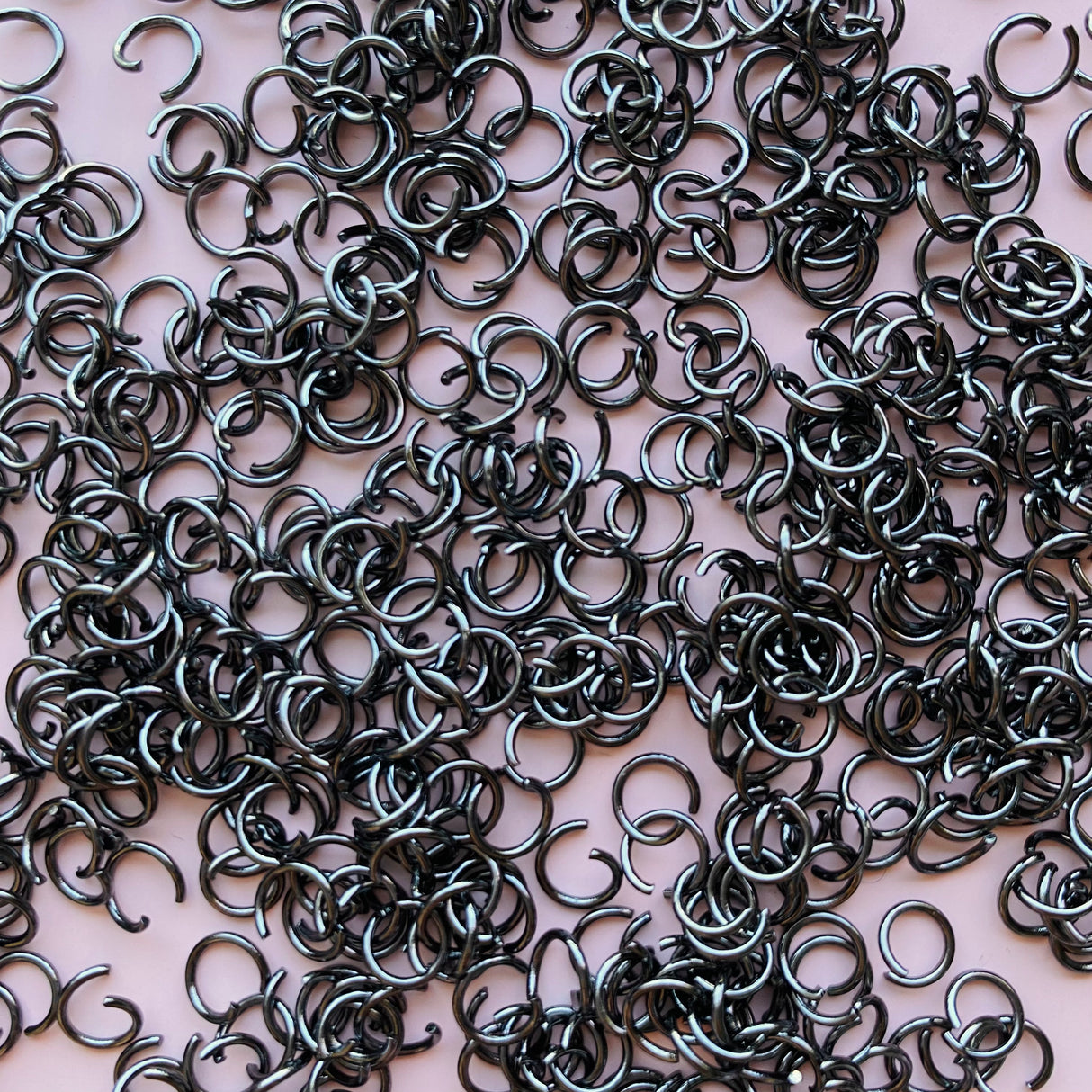 Jump Rings - Gunmetal Grey