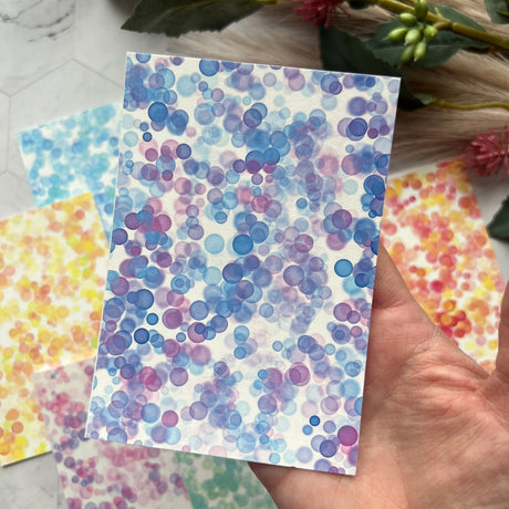 Watercolour Spots - Water Soluble Transfer