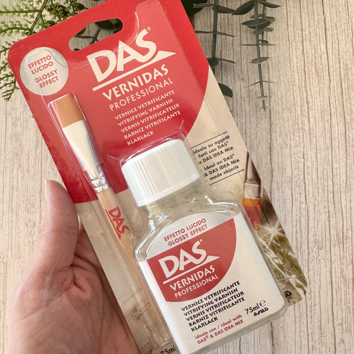 DAS Varnish & Brush Set - Glossy 75ml