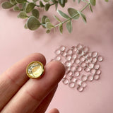 Glass Cabochons - Circle - 50 pack