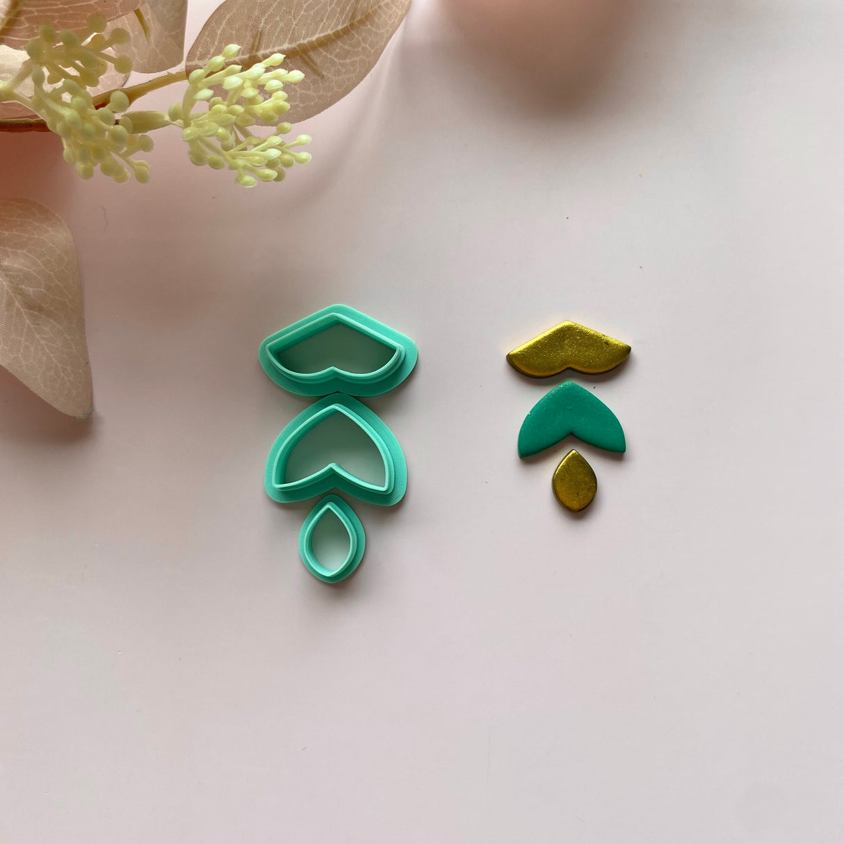 Open Leaf Bud Cutter Set
