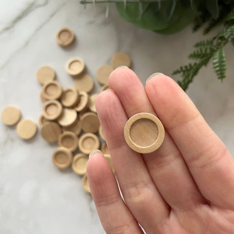 Wooden Bezel Tray - Oak Colour (three sizes)