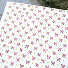 Ribbon Bows - Water Soluble Transfer