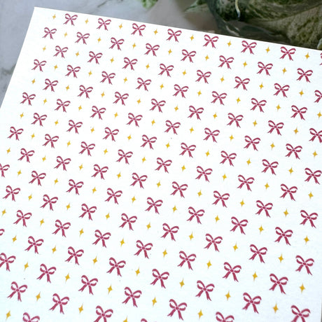 Ribbon Bows - Water Soluble Transfer