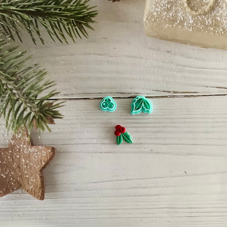 Holly Berries Imprint Cutter Set
