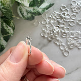 Mini Hoops - Silver Plated Stainless Steel