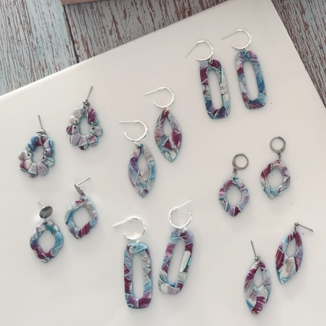 Polymer Clay Watercolour Technique - Printable Tutorial