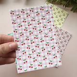 Cherry Gingham - Water Soluble Transfer