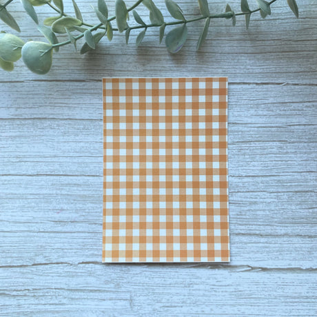 Gingham - Water Soluble Transfer