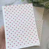 Ribbon Bows - Water Soluble Transfer