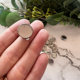 14mm Minimalist Bezel Clip-On Earrings - Stainless Steel