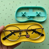Dead Tired Emoji Glasses Tray