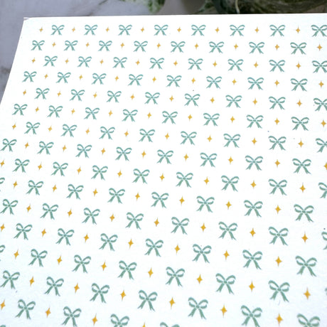 Ribbon Bows - Water Soluble Transfer
