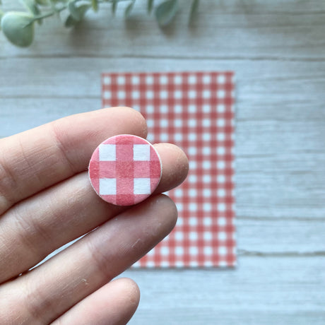 Gingham - Water Soluble Transfer