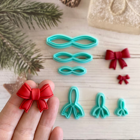 3D Outline Cute Bow Cutter