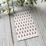 Christmas Tree in Red - Water Soluble Transfer