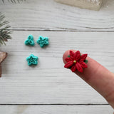 Poinsettia Flower Stacks Cutter - 3 Piece Set