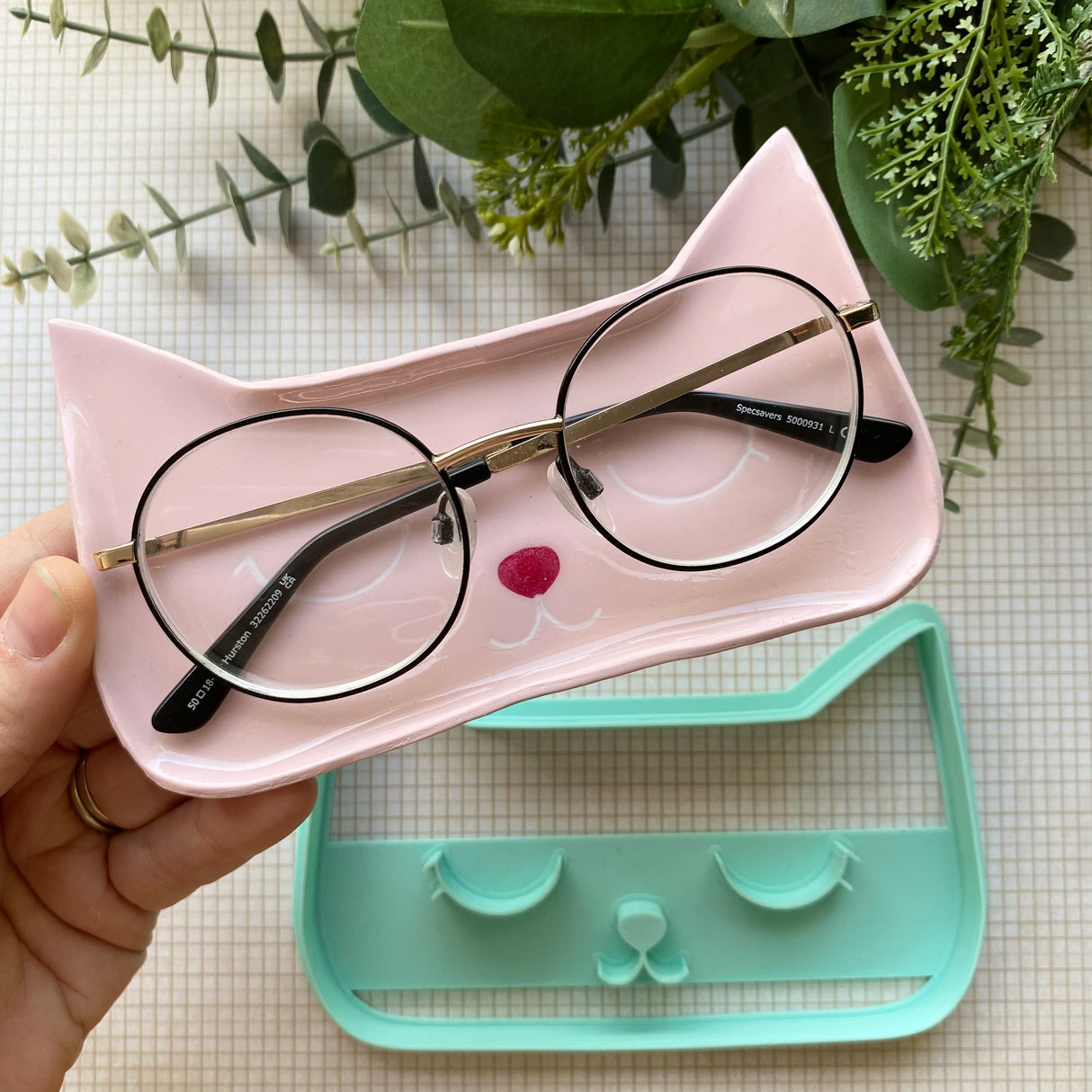 Cat Glasses Tray