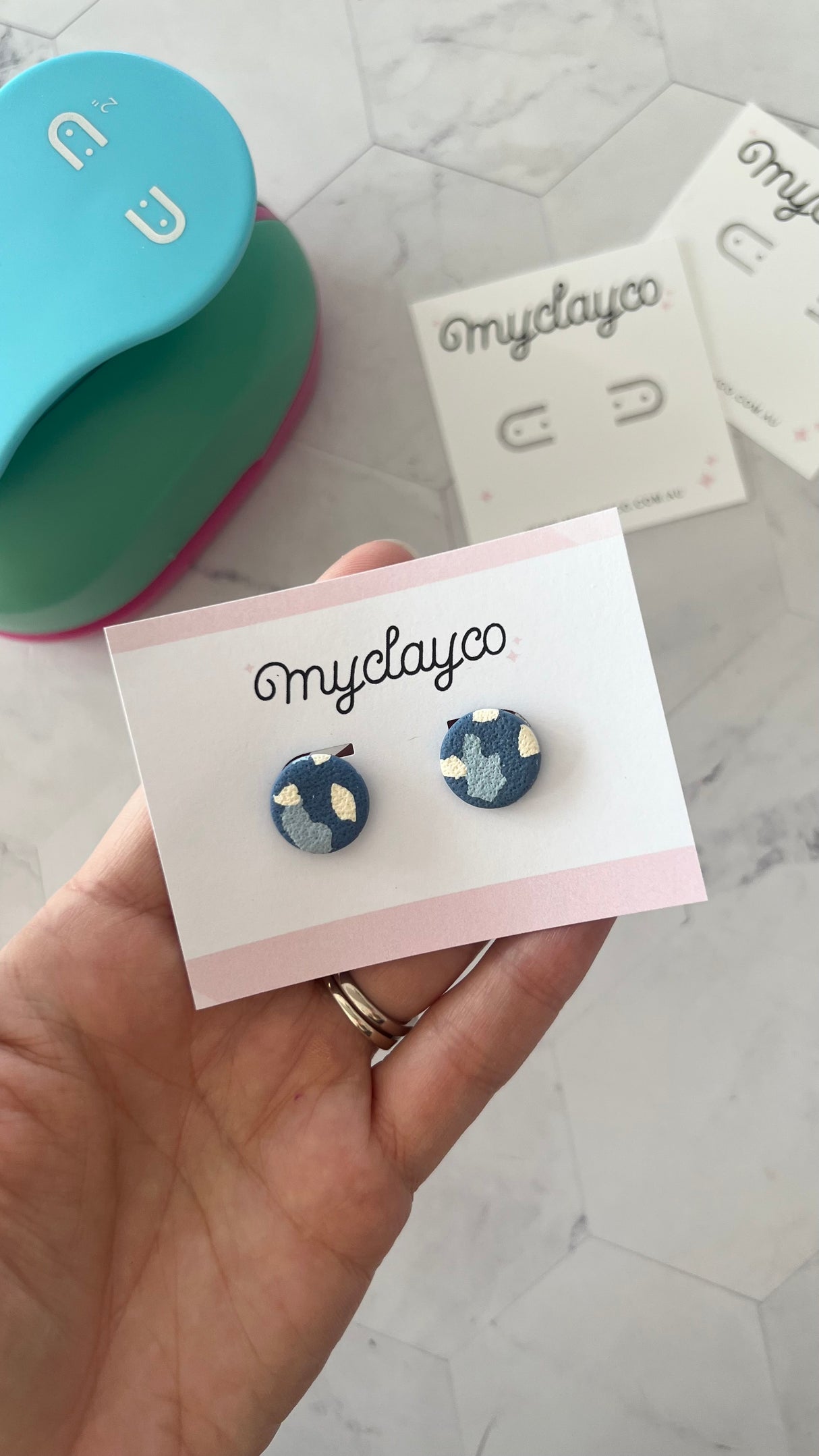 Earring Card Hole Punch - Horizontal