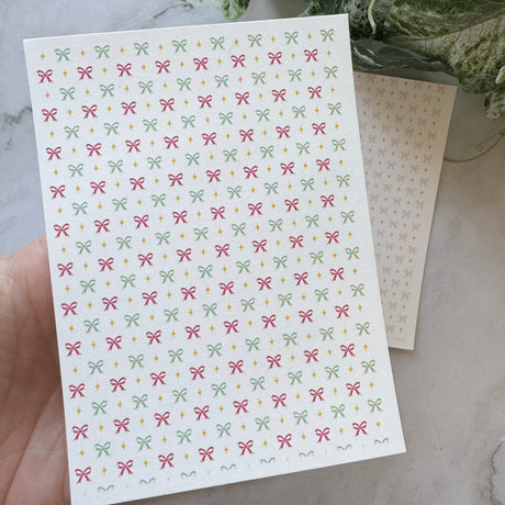 Ribbon Bows - Water Soluble Transfer