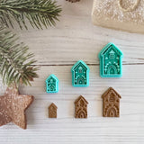 Folk Gingerbread House Cutter