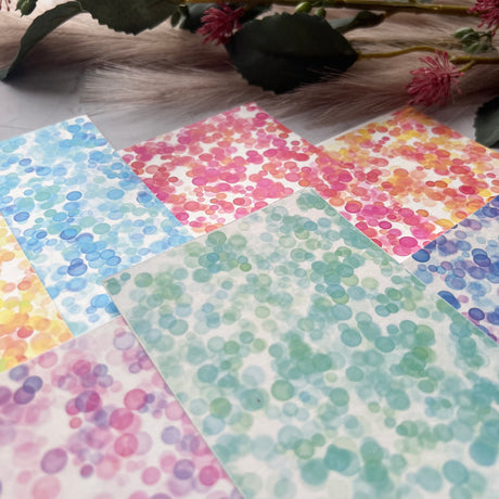 Watercolour Spots - Water Soluble Transfer