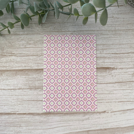 Floral Tile in Lilac - Water Soluble Transfer