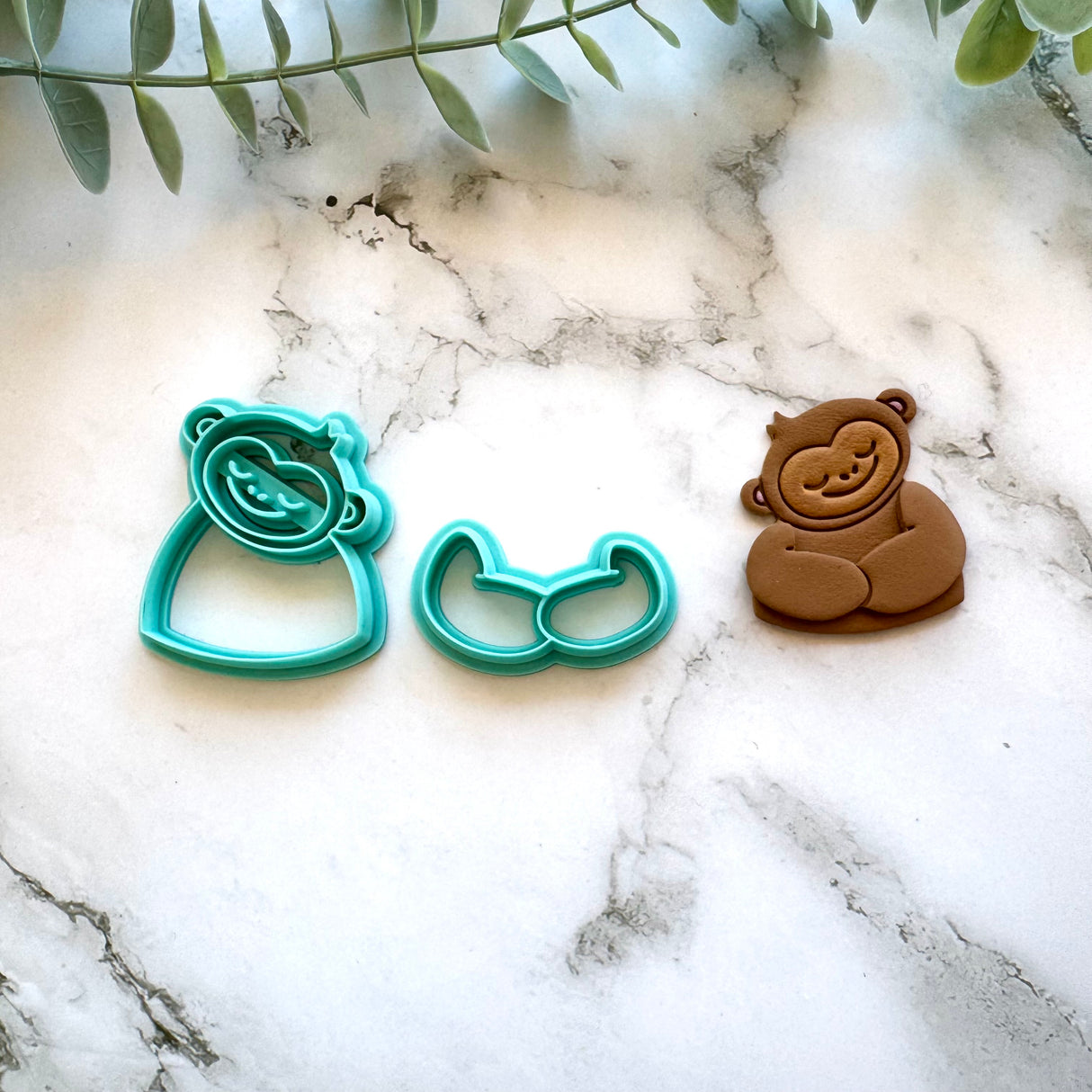 Monkey Book Snuggle - Bookmark Cutter Set