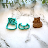 Monkey Book Snuggle - Bookmark Cutter Set