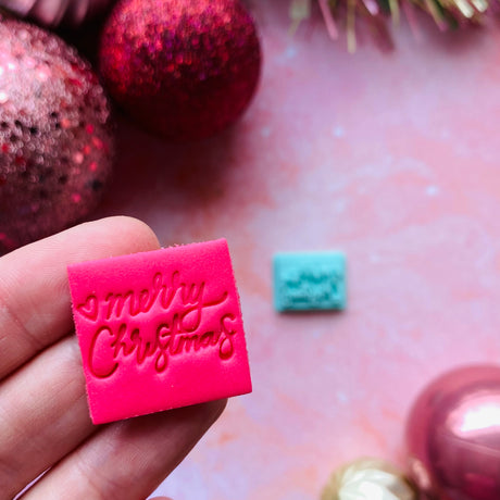 Fancy Merry Christmas Stamp