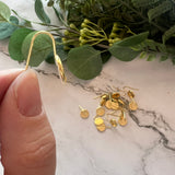 10mm Minimalist Bezel Hook - Gold Plated Stainless Steel