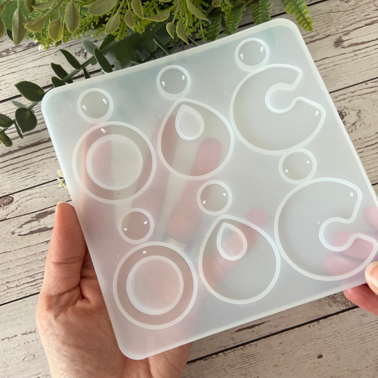 Dangle Earrings Hoops Resin Mould