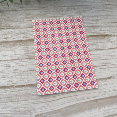 Floral Tile in Berry - Water Soluble Transfer