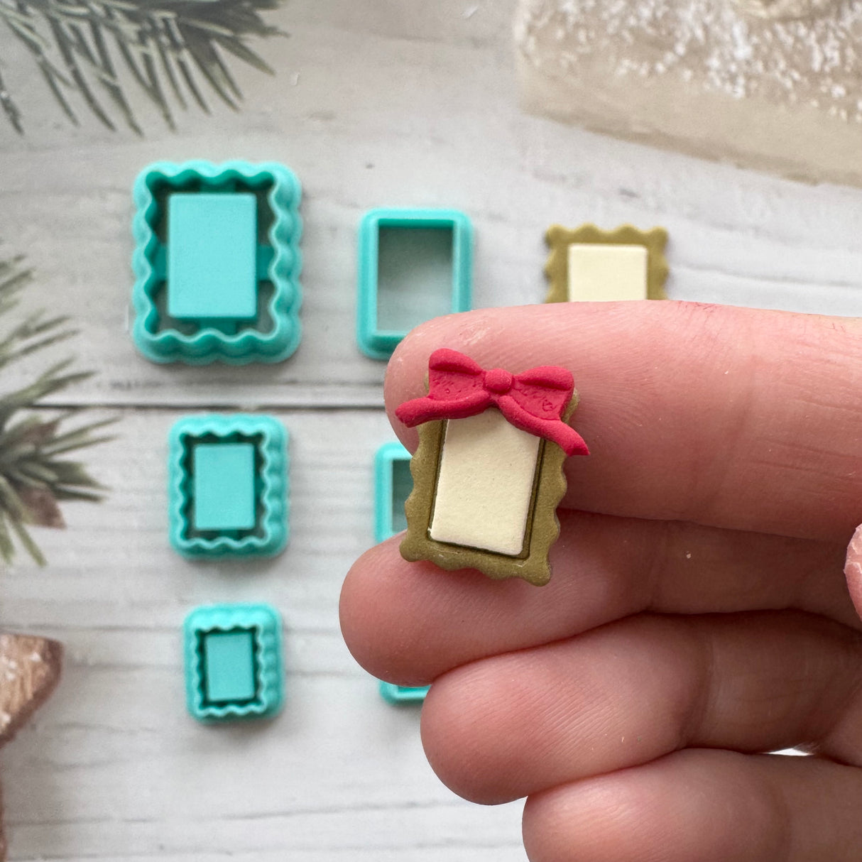 Postage Stamp Frame Stacks Cutter - 2 Piece Set