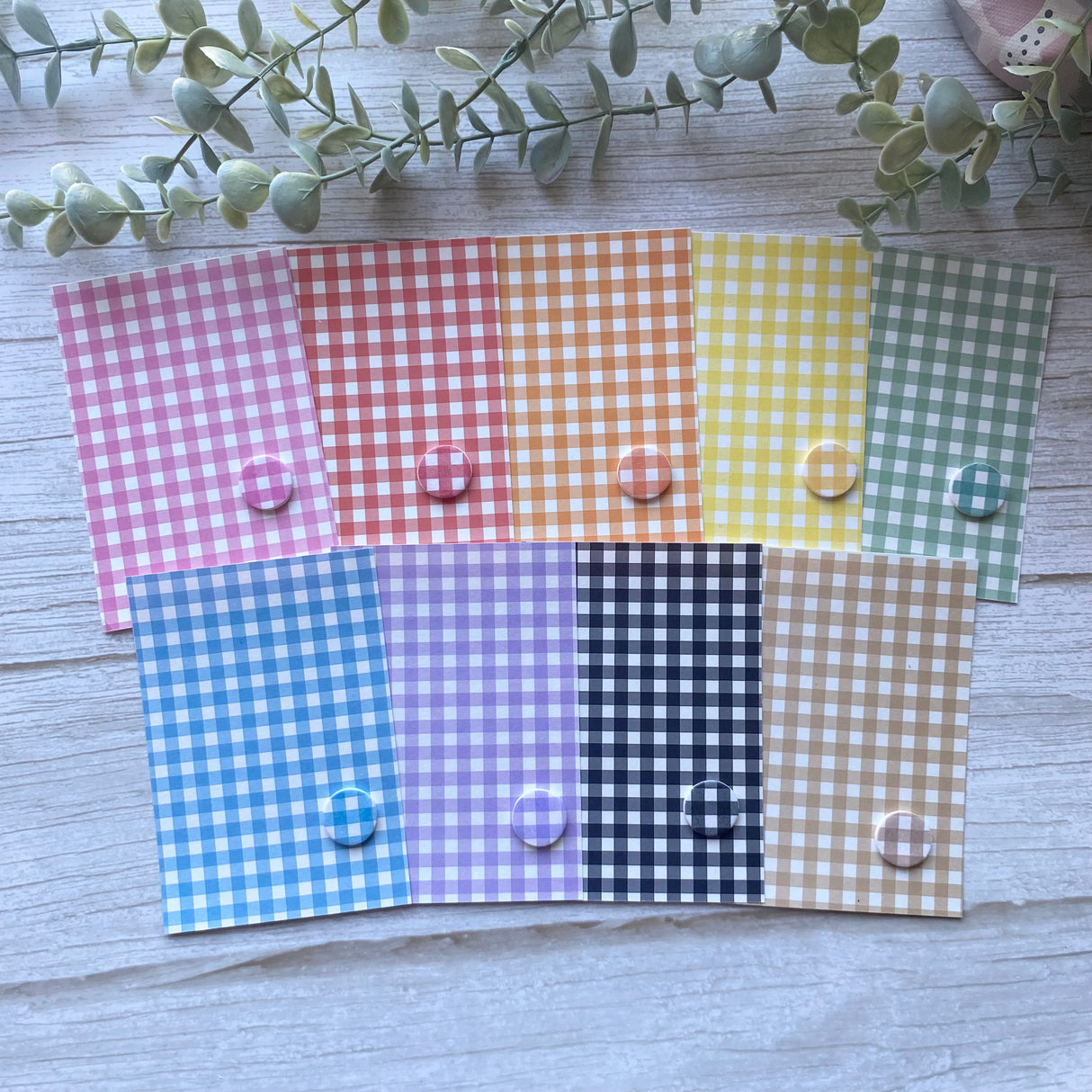 Gingham - Water Soluble Transfer