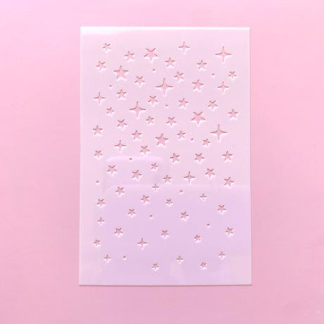 Twinkly Stars Stencil