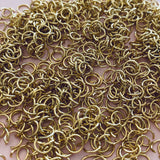 6mm Jump Rings - Gold Plated - Surgical Stainless Steel
