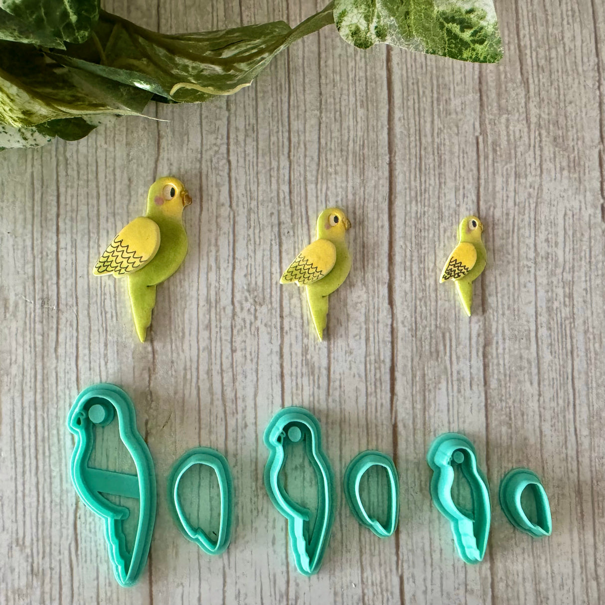 Parrot Bird Stacks Cutter Set
