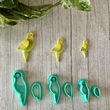 Parrot Bird Stacks Cutter Set