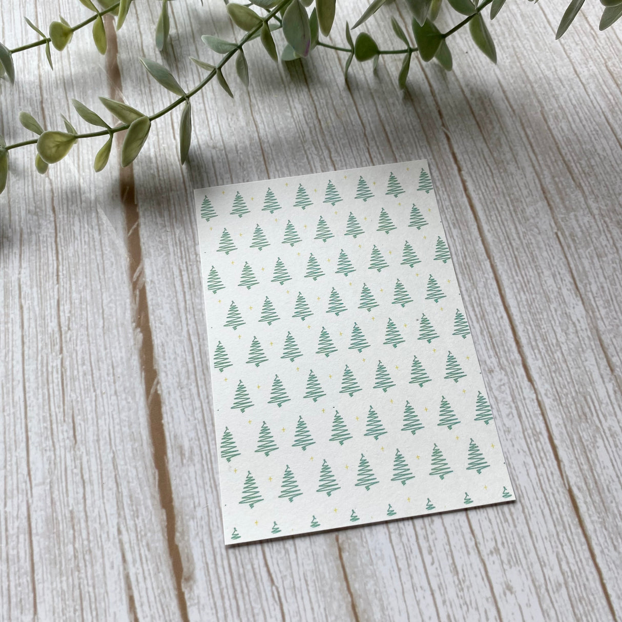 Christmas Tree in Green - Water Soluble Transfer