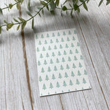 Christmas Tree in Green - Water Soluble Transfer
