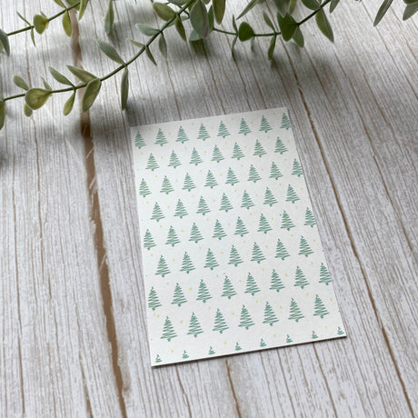 Christmas Tree in Green - Water Soluble Transfer